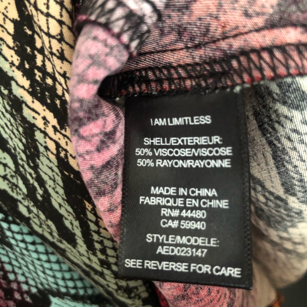 NWT AFRM Violaine Smocked Snake Print Mini Dress - Picture 15 of 15